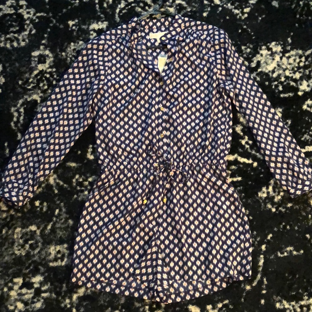 Michael Kors Long Sleeve Romper